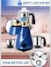 3 in 1 Mixer Grinder with 800W Powerful Motor   1.0L Liquidizing Jar, 0.8L Dry Grinding Cup &amp; 0.4L Chutney Cup   3-Speed Control with Pulse Function   Stainless Steel Jars