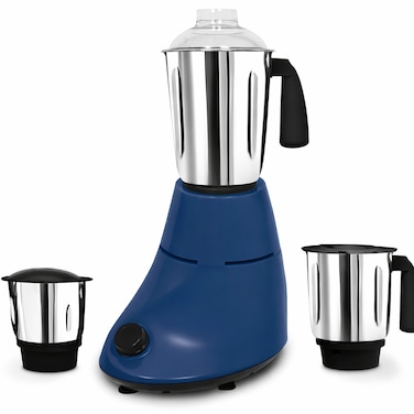 3 in 1 Mixer Grinder with 800W Powerful Motor   1.0L Liquidizing Jar, 0.8L Dry Grinding Cup &amp; 0.4L Chutney Cup   3-Speed Control with Pulse Function   Stainless Steel Jars