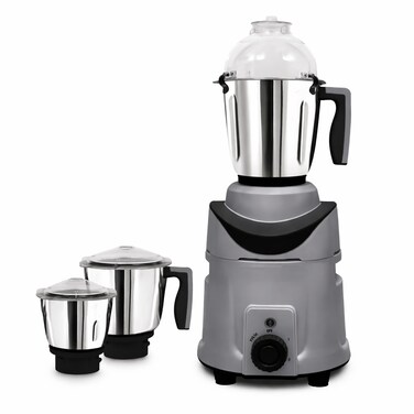 3 in 1 Mixer Grinder with Powerful 1200W Copper Motor   1.8L Liquidizing Jar, 1.0L Dry Grinding Cup &amp; 0.4L Chutney Cup   3-Speed Control with Pulse Function