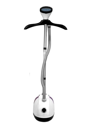 Garment Steamer 1.8L Tank, 11 Steam Levels, 360&deg; Rotating Hanger, 60 Min Continuous Steam, Adjustable Pole &ndash; Ideal for All Fabrics 1.8 L