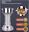 Nicsware Stainless Steel Heavy Duty Spice Grinder for Herbs, Spices & Grains 250ml Drum Bulge Cover for Fine Grinding Durable & Efficient Kitchen Tool