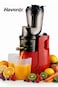 Slow Masticating Juicer Machine &ndash; Cold Press Juice Extractor with Wide Feed Chute, Quiet Powerful Motor, High Juice Yield, BPA-Free Juicer for Fruits &amp; Vegetables, Smoothies &amp; Healthy Drinks