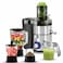 4 in 1 Powerful Juicer Blender &amp; Grinder &ndash; 800W Electric Fruit Juicer Machine with 1.5L Unbreakable Jar   2-Speed Control   Mixer, Chopper &amp; Dry Grinder   Stainless Steel Body   Compact Kitchen Appliance
