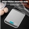 Digital Kitchen Food Scale – High Precision Electronic Cooking Scale, Measures in Grams, Ounces, ml & lb, LCD Display, Stainless Steel Platform, Multifunction Weight Scale for Baking, Meal Prep & Diet