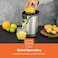 Stainless Steel Citrus Juicer &ndash; Lemon &amp; Orange Juicer with 2 Cones, Adjustable Pulp Filter, Durable Hand Press Fruit Juicer for Lemon, Orange, Lime