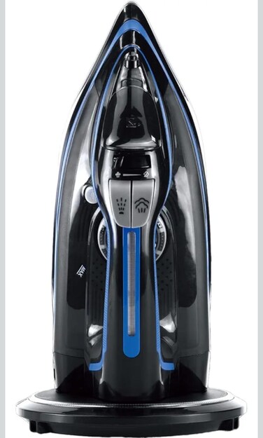 2 in 1 Cordless &amp; Corded Steam Iron &ndash; Ceramic Soleplate, Dry &amp; Steam Ironing with Spray, Powerful Burst &amp; Vertical Steam, Adjustable Thermostat, Anti-Drip &amp; Self-Cleaning Clothes Iron