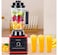 Heavy Duty Commercial Blender & Grinder 4L   8000W High Power Multifunction Smoothie Maker, Soy Milk Mixer, Double Cup Food Blender – Black