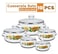 10 Piece Casserole Set with Glass Lid   Non-Stick Cookware Pot Set for Cooking, Serving & Kitchen Use