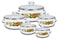 10 Piece Casserole Set with Glass Lid   Non-Stick Cookware Pot Set for Cooking, Serving & Kitchen Use