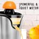 Stainless Steel Citrus Juicer with 2 Cones, Adjustable Pulp Filter, Manual Lemon &amp; Orange Juicer, Durable Hand Press Fruit Juicer for Lemon, Orange, Lime &amp; Citrus Fruits
