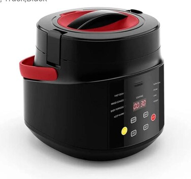 Car Rice Cooker 2L Universal Portable Electric&ndash; Stainless Steel Travel Rice Cooker for 12V/24V Car, Truck &amp; Camping &ndash; Mini Cooker for Rice, Soup, Noodles &amp; Meals