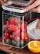 Yogurt Strainer, Large Capacity Greek Yogurt Filter Strainer AS PET Stainless Steel Greek Yogurt Maker with Ultra Fine Mesh for Home, Whey Separation Tool, Easy to Use