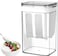 Yogurt Strainer, Large Capacity Greek Yogurt Filter Strainer AS PET Stainless Steel Greek Yogurt Maker with Ultra Fine Mesh for Home, Whey Separation Tool, Easy to Use