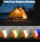 Portable LED Solar Rechargeable Work Light 10000LM, Magnetic Stand Job Site Floodlight with USB & Solar Charging, IP66 Waterproof, 4 Lighting Modes
