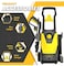 High-Pressure Washer 135 Bar with 5.5L/Min Max Flow Rate   Auto Stop Function, 5m High-Pressure PVC Hose, Wheels for Easy Mobility   Powerful Cleaning for Home, Car &amp; Outdoor Use