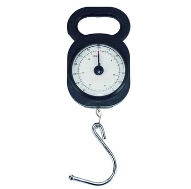 Heavy Duty Hanging Weight Scale 75lb / 32kg – Portable Analog Mechanical Weighing Scale with Hook for Luggage, Fish, Kitchen & Outdoor Use
