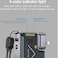 YESIDO YP89 5-in-1 Magnetic Wireless Power Bank 10000mAh, 15W Fast Wireless Charging, 22.5W PD Output, AC/DC Input, USB-C to Lightning Cable, Foldable Stand, Portable Charger