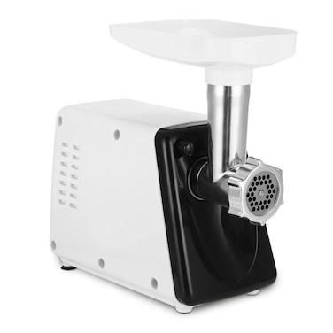 Heavy Duty Electric Meat Grinder 2500W, Stainless Steel Meat Mincer Machine, High Power Food Grinder with Large Capacity Tray, Fast &amp; Efficient Meat Processing for Home Kitchen &ndash; Silver