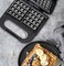 2 Slice Electric Waffle Maker with Temperature Control, Non-Stick Plates, Safety Lock &amp; Overheat Protection, Fast Heating Breakfast Waffle Iron for Home Kitchen