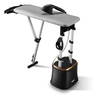 Stand Garment Steamer with XL Style Board &ndash; 2L Large Water Tank, Double Pole Adjustable Design, Fast Heat-Up Fabric Steamer for Clothes, Curtains &amp; Upholstery, Professional Vertical Steam Iron