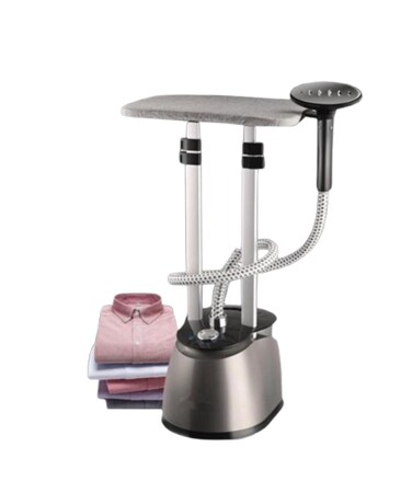 Professional 2000W Garment Steamer 2.2L &ndash; Adjustable Steam Control, Aluminum Boiler, Clothes Fabric Steamer with Ironing Board, Brush &amp; Heat-Resistant Gloves for Home &amp; Commercial Use