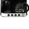 Coffee Machine 1.25 Liter Espresso &amp; Americano With Steam Pump Model  1 Year Full Warranty, Silver