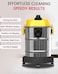21L 3 in 1 Wet &amp; Dry Drum Vacuum Cleaner 1200W Heavy-Duty Motor, Stainless Steel Tank Industrial Shop Vac for Garage, Home &amp; Car Cleaning with Accessories