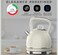 Retro Electric Kettle 1.7L – Stainless Steel Cordless Kettle, 2200W Fast Boil, Strix Controller, Dry Boil Protection, Water Level Window, Blue LED Indicator, Electric Tea Kettle