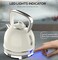Retro Electric Kettle 1.7L – Stainless Steel Cordless Kettle, 2200W Fast Boil, Strix Controller, Dry Boil Protection, Water Level Window, Blue LED Indicator, Electric Tea Kettle