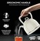 Retro Electric Kettle 1.7L – Stainless Steel Cordless Kettle, 2200W Fast Boil, Strix Controller, Dry Boil Protection, Water Level Window, Blue LED Indicator, Electric Tea Kettle