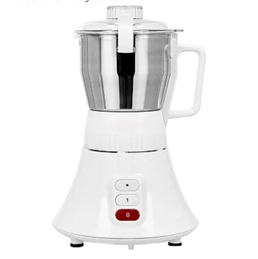 Electric Coffee Grinder & Spice Grinder, Stainless Steel Jar & Blades, Transparent Lid, Heavy Duty Masala Grinder for Coffee Beans, Spices, Nuts & Herbs, Compact High-Speed Grinder