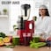 Silvonix Electric Juicer Fruits Cold Press Squeezer Vegetable Processor Slow Masticating Juicer Machine