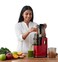 Homotronics Slow Masticating Juicer, Cold Press, Wide Chute, Quiet Motor, BPA-Free, High Juice Yield