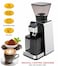 Electric Burr Coffee Grinder with Digital Touchscreen, 180W Large Capacity, 12 Grind Settings, Adjustable Coffee Grinder for Espresso, French Press, Pour Over & Drip Coffee