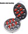 12 Slot Electric Cake Pop & Donut Maker, Non-Stick Mini Donut Maker Machine with Power & Ready Indicator,  Portable Baking Maker for Parties, Birthday & Home Use