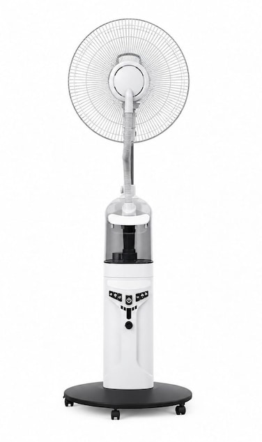 High Power 16&rdquo; Rechargeable Standing Fan with Mist Function &amp; LED Light &ndash; 60H Runtime, Adjustable Height, Wide Angle Oscillation, Portable Fan for Home &amp; Outdoor Cooling