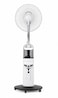 High Power 16&rdquo; Rechargeable Standing Fan with Mist Function &amp; LED Light &ndash; 60H Runtime, Adjustable Height, Wide Angle Oscillation, Portable Fan for Home &amp; Outdoor Cooling
