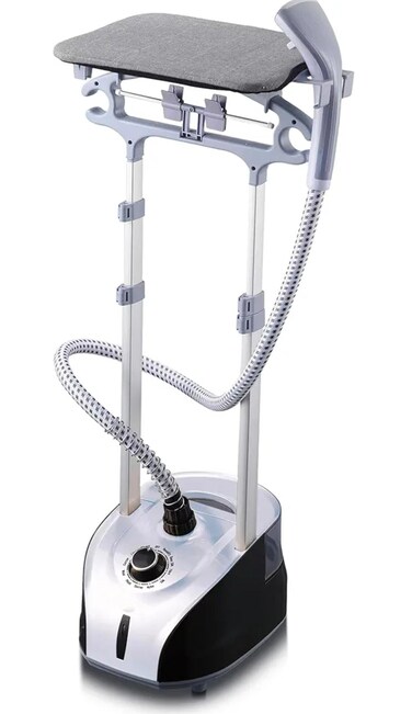 High-Power 1950W Clothes Steamer &ndash; 2L Capacity, Rapid 38s Heat-Up, 60 Minutes Continuous Steaming, 32g/min Strong Steam Output, Includes Fabric Brush for Garments