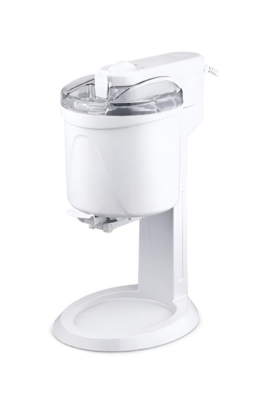 Electric Ice Cream Maker 1L Capacity, Automatic Frozen Yogurt & Soft Serve Machine, 18W Home Dessert Maker for Ice Cream, Sorbet & Gelato