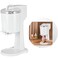 Automatic Ice Cream & Frozen Yogurt Maker 1L, 18W Electric Soft Serve Machine for Homemade Gelato, Sorbet & Frozen Desserts, White