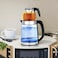 Electric Glass Tea Kettle 2 in 1, 2200W Fast Boil Stainless Steel Kettle with UK Strix Controller &amp; German Quality Transparent Heat-Resistant Design