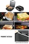 Electric Contact Grill &amp; Panini Press &ndash; Non-Stick Sandwich Maker with Adjustable Temperature Control, Indoor Grill for Steak, Chicken, Panini &amp; Vegetables