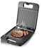Electric Sandwich Maker &amp; Grill &ndash; Non-Stick Floating Plate Panini Press with Cool Touch Handle, Black