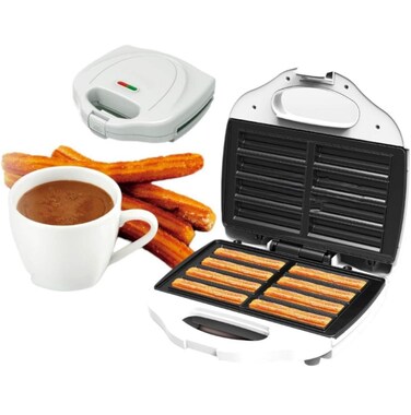 Electric Churros Maker 750W – 8 Slot Non-Stick Churro Baking Machine for Homemade Dessert Snacks