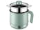 Electric Hot Pot with Steamer 1.7L – Portable Non-Stick Cooking Pot for Soup, Noodles, Ramen, Frying & Steaming, Dual Power Mini Cooker with Boil Dry Protection