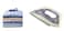 Steam Iron 2000W with Ceramic Coated Soleplate – Dry, Spray & Steam Iron with Anti-Drip, 160ml Water Tank for Fast Wrinkle Removal
