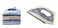 Electric Steam Iron 2000W – Ceramic Soleplate with Steam/Spray/Dry Functions, Anti-Drip & Anti-Calc Protection, Lightweight Iron for Home Use