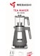 Tea Maker Set with 1.7L Kettle & 0.8L Teapot – 1500W Electric Turkish Tea Maker with 4 Function Settings, Stainless Steel Tea Brewer, Grey