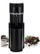 Portable Burr Coffee Grinder &ndash; Stainless Steel Conical Burr Electric Coffee Grinder for Espresso, Drip Coffee &amp; French Press, Compact Black Coffee Bean Grinder