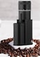Portable Burr Coffee Grinder &ndash; Stainless Steel Conical Burr Electric Coffee Grinder for Espresso, Drip Coffee &amp; French Press, Compact Black Coffee Bean Grinder